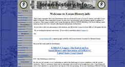 Desktop Screenshot of loran-history.info